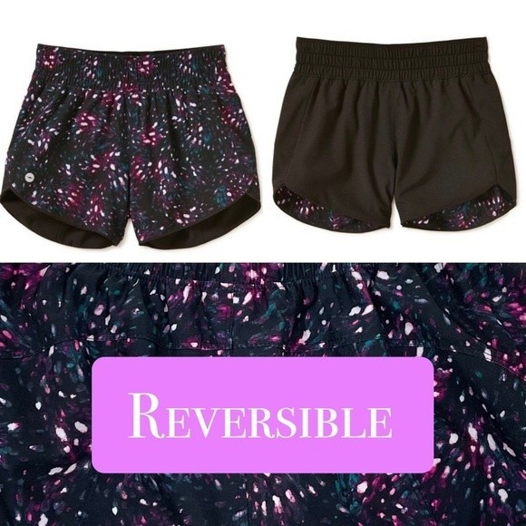 Avia Girls Reversible Running Shorts - Picture 1 of 9